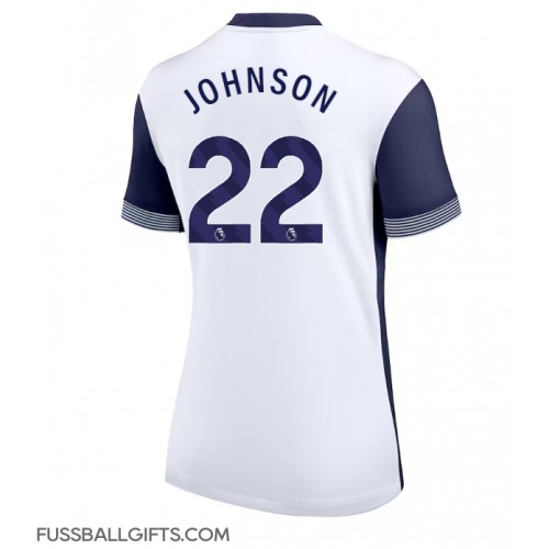 Tottenham Hotspur Brennan Johnson #22 Fußballbekleidung Heimtrikot Damen 2024-25 Kurzarm